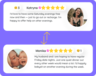 a woman's profile with a star in the middle of the screen
