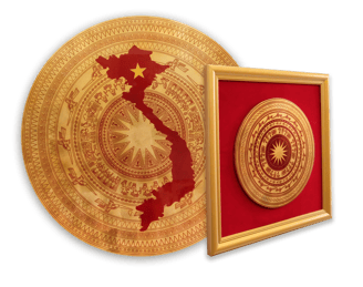 bộ đôi tranh trống đồng
