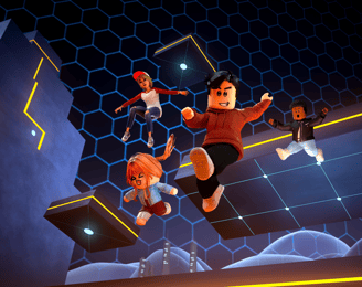 Game-based teamwork project in Roblox environment for kids