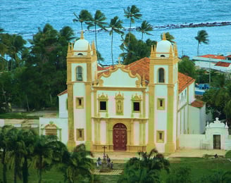 Igrejas de Olinda na praça do Carmo