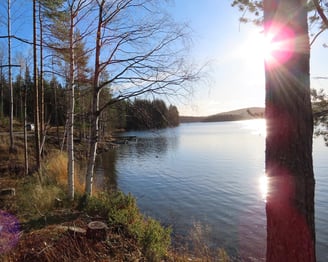 Ich see einen See
