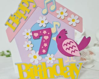 Making birthday card using Cricut Maker
