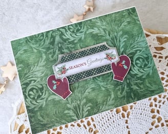DIY Christmas Card Idea - Reuse and Make Handmade Christmas Cards