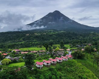 volcano, arenal volcano, la fortuna, costa rica