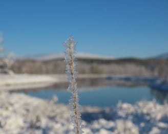 Eis in Äkäslompolo