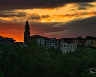 Atardecer en Haro (La Rioja)