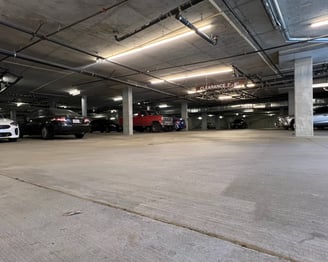 luxury apartment garage