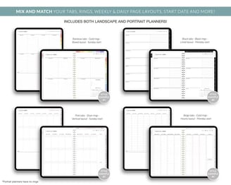 Digital Planner TEMPLATES, Goodnotes Planner, iPad Planner, Notability Planner, Dated