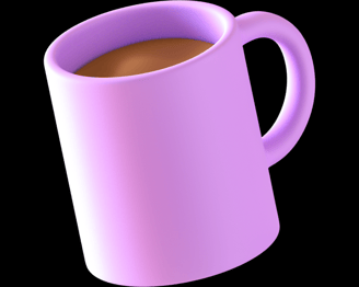 a cup of coffee in a mug of coffee