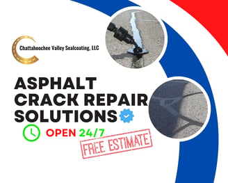 Asphalt crack repair solutions in Opelika, Alabama