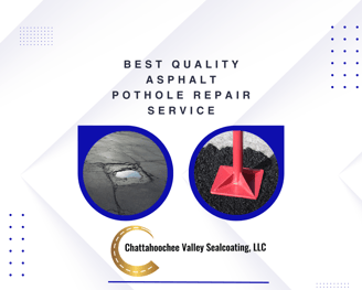 Best Quality Asphalt Pothole Repair Service by Chattahoochee Valley Sealcoating