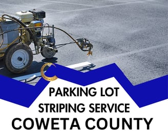 Parking Lot Line Painting in Coweta County, Georgia