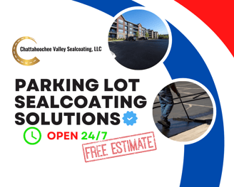 Parking lot sealcoating solutions by Chattahoochee Valley Sealcoating