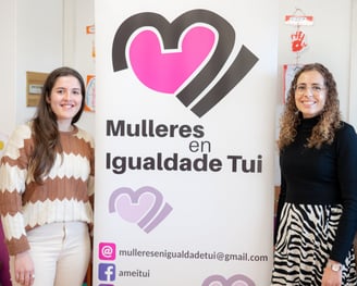 Pilar Gregores y Anabel solla Amei tui Mulleres en Igualdade 