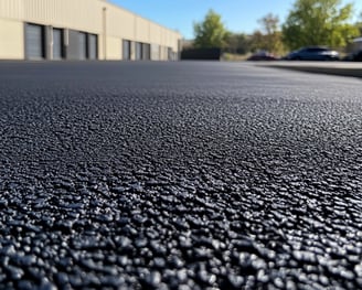 Parking lot striping and sealing by Chattahoochee Valley Sealcoating