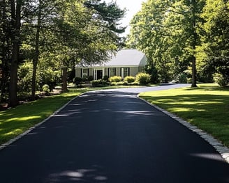 Driveway sealcoating company's work - Chattahoochee Valley Sealcoating