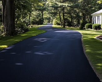 Driveway sealcoating company's work in Auburn, Alabama