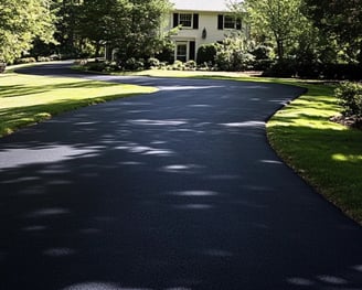 Driveway seal coating job completed in LaGrange, Georgia