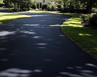 Driveway sealcoating job completed in Columbus, GA