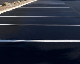 Parking lot management and markings in LaGrange, GA