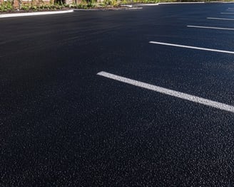 Parking line painting by Chattahoochee Valley Sealcoating