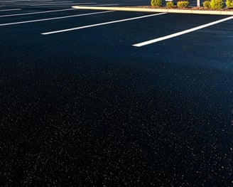 Parking lot sealing and line striping by Chattahoochee Valley Sealcoating in Newnan, Georgia