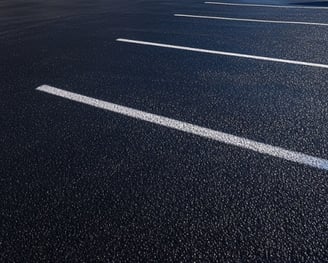 Parking lot line painting in Newnan, Georgia