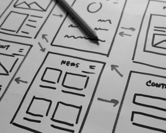 criação e protótipo para sistemas web