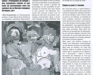 article de presse de Rollross sur l'artiste Julien Berger BERG