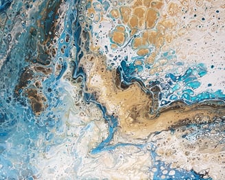 Acrylic pour on canvas.  Dimensions XX xXXcm (XX x XX in)