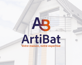 Réalisation : Logo- Identité graphique pour ARTIBAT - Amy Atelier Graphique