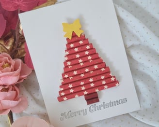 Easy DIY Christmas card idea
