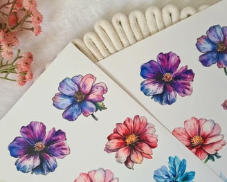 free digital download floral PNG clipart bundle