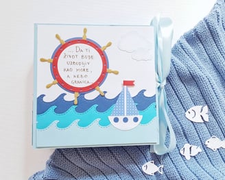 Idea for a Handmade Summer Birthday Album for a Boy