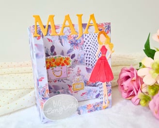 How to make a 3D window card, Handmade 3D card idea
