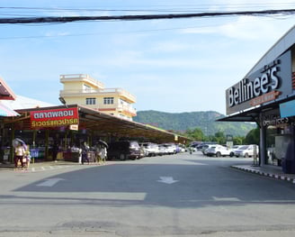 Kanchanaburi Market Place, once the site of WW2 POW camp near the River Kwai bridge