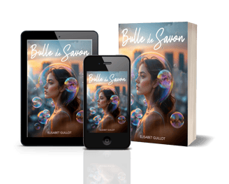 Mockup Biographie : Bulle de Savon - Elisabet Guillot