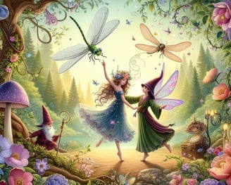 a fairy - themed picture of a fairy - tale