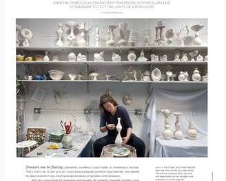 Florida Design Magazine Article on Anja Palombo