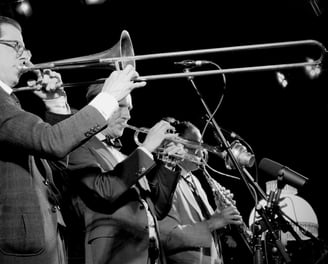 Swing band wind instruments