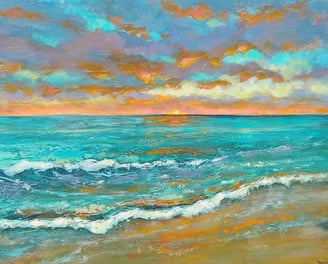 beach painting