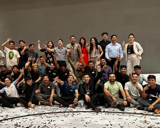 group pic of the event management team of Kathmandu Wedding