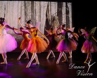 a group of dancers performing in a dance