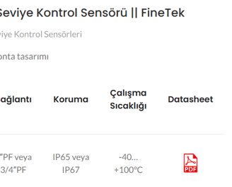 Finetek SC 28000 Çatal Tip Titreşimli Seviye