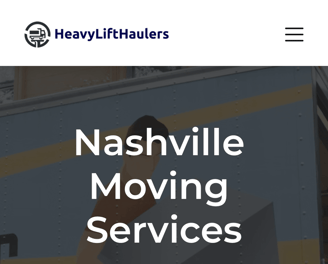 Moving Service Website Design Nashville TN