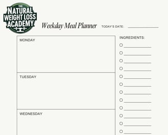 a meal planner with a meal planner