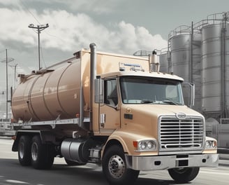 A group of people are gathered holding protest signs with names of various oil companies and countries, such as 'National Iranian Oil Co.', 'Nigerian National Petroleum Corp', 'Shell', and 'Russia'. The scene is set in an urban environment with historic architecture in the background. The individuals appear to be advocating for environmental issues related to fossil fuels.