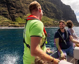 Cabo Girao boat tour, Madeira