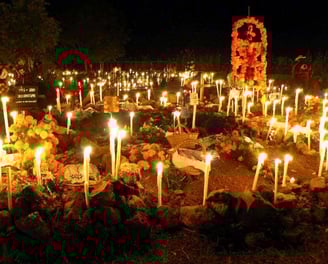 Tour de muertos en Michoacán