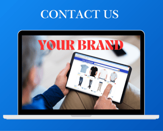 your brand in laptop screen